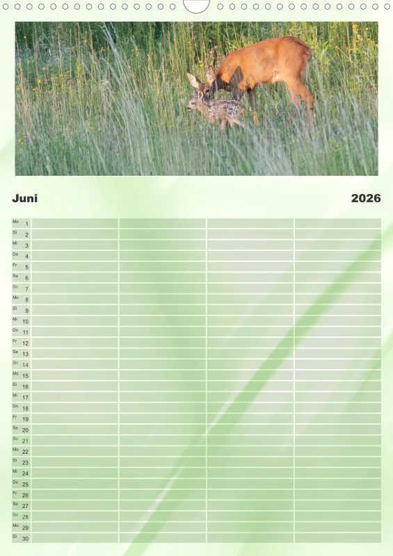 Wildtiere Familienplaner
