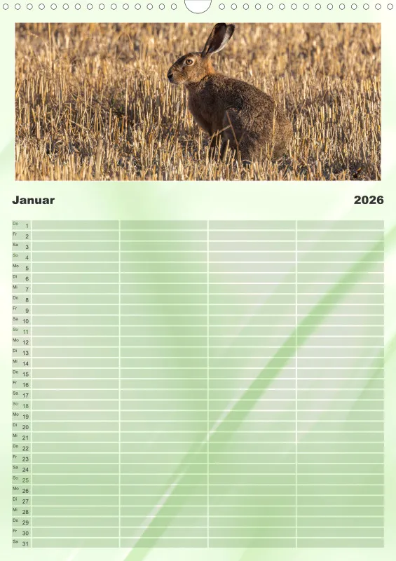 Wildtiere Familienplaner