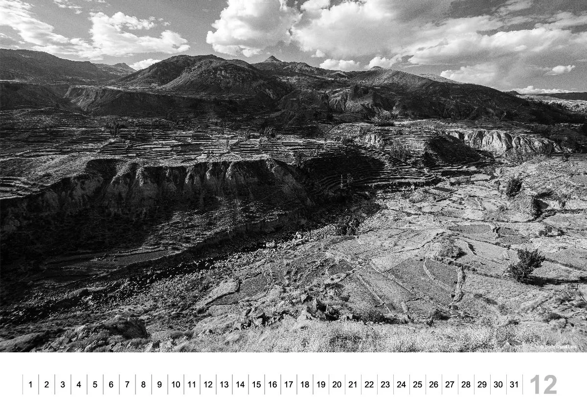 Fotokalender / A2, Andes DesConocido, Landscapes of the Andes