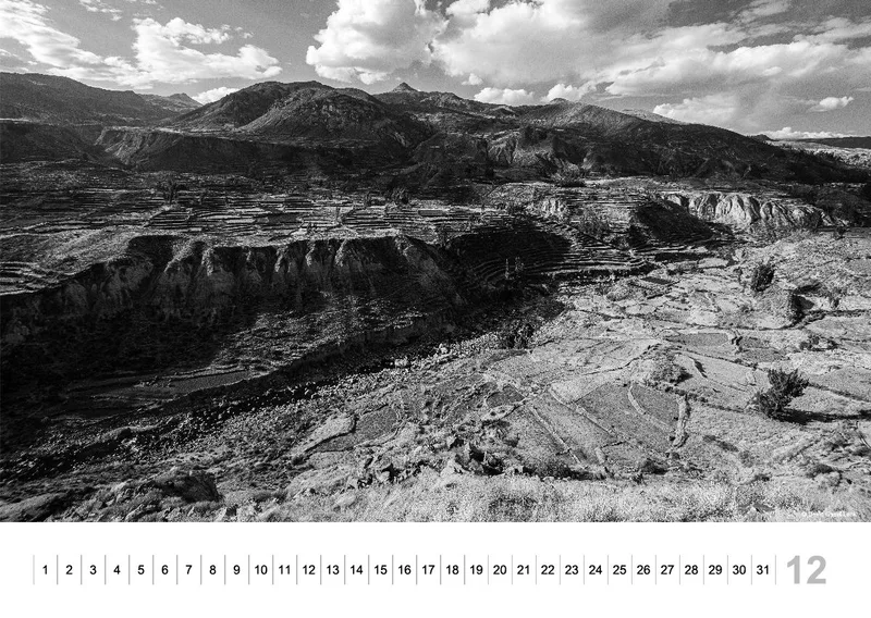 Fotokalender / A2, Andes DesConocido, Landscapes of the Andes