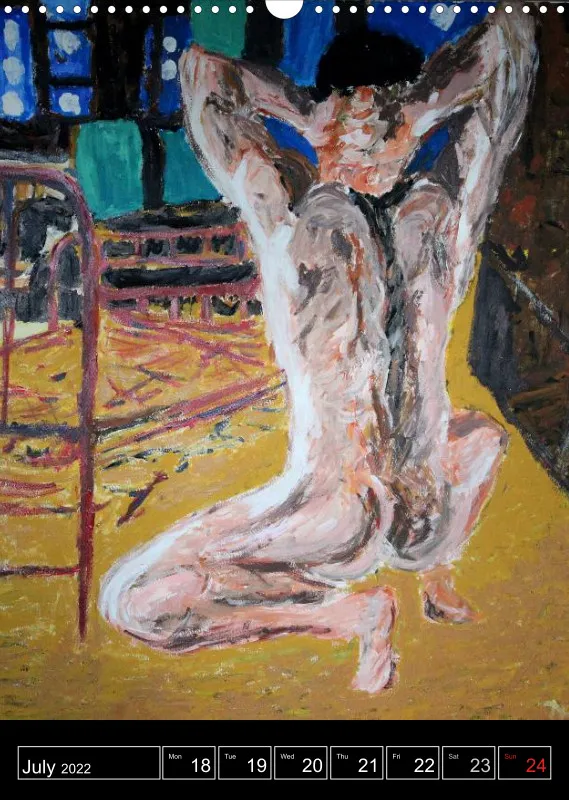 2022 - Weekly Calendar -A3 (52 pages) Erotic + Body English