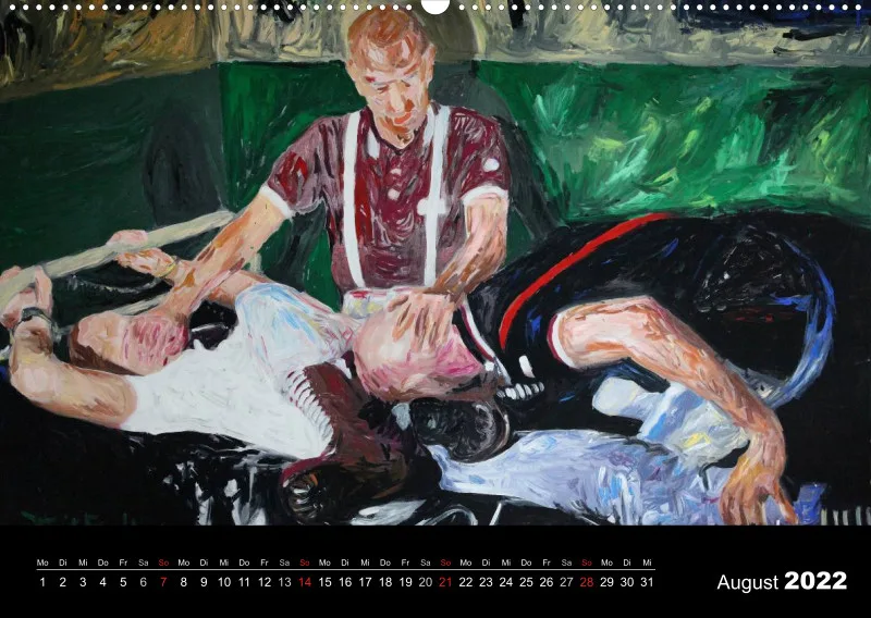 2022 A2 quer Kalender Fetisch Art Deutsch