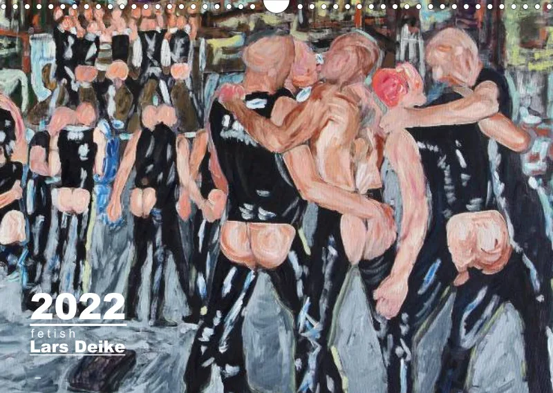 2022 A3 quer Kalender Fetisch Art Deutsch