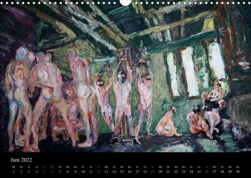 2022 A3 quer Kalender Fetisch Art Deutsch