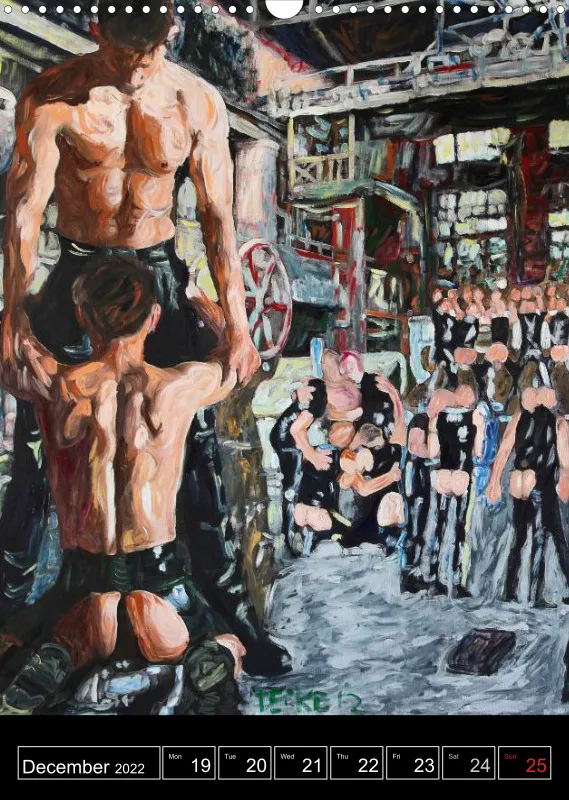 2022 - Weekly Calendar -A3 (52 pages) Erotic + Body English