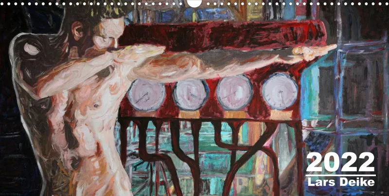 2022 Panorama Kalender quer body Art Deutsch