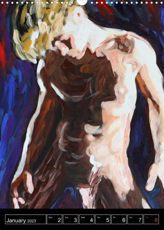 2022 - Weekly Calendar -A3 (52 pages) Erotic + Body English