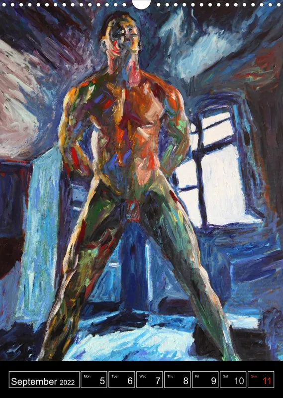 2022 - Weekly Calendar -A3 (52 pages) Erotic + Body English