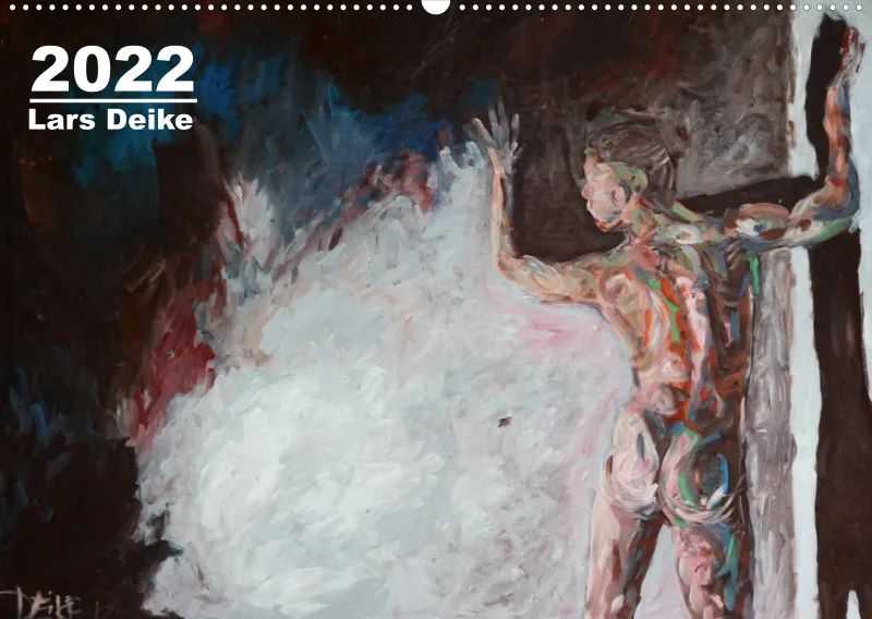 2022 A2 quer Kalender body art Deutsch
