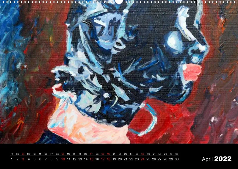 2022 A2 quer Kalender Fetisch Art Deutsch