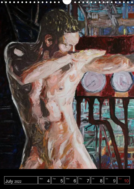 2022 - Weekly Calendar -A3 (52 pages) Erotic + Body English