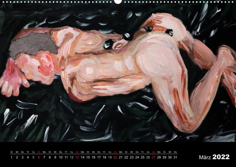 2022 A2 quer Kalender Fetisch Art Deutsch