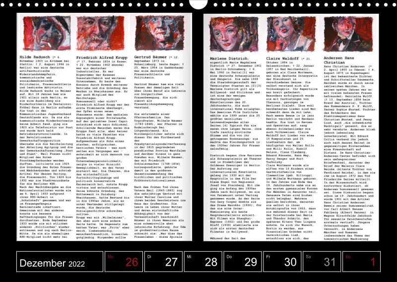 copy: 2022 A3 Wochenkalender IKONEN deutsch