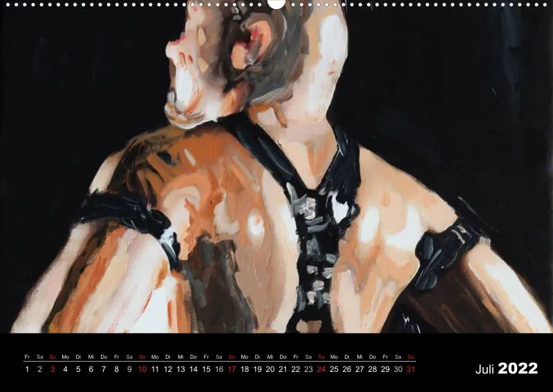 2022 A2 quer Kalender Fetisch Art Deutsch