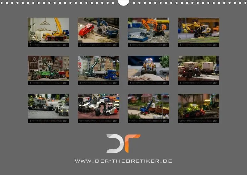 Wandkalender - Mikromodelle