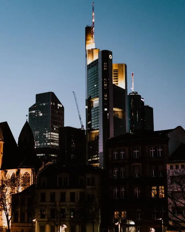 Leinwand - Frankfurt Skyline