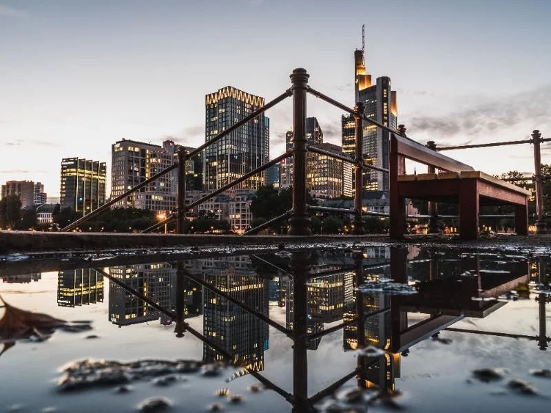 Leinwand - Frankfurt am Main Skyline | Medium