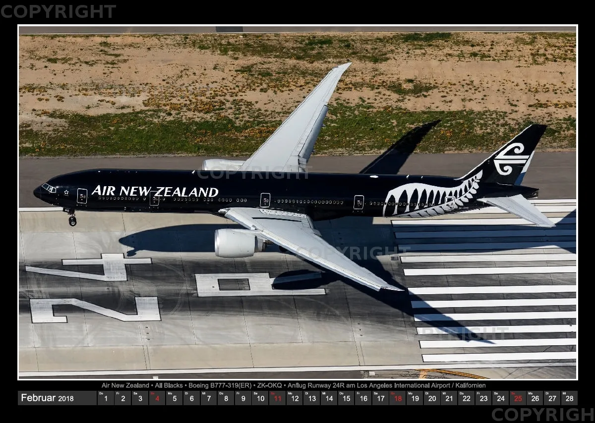 Aviation Fotokalender A3 2018