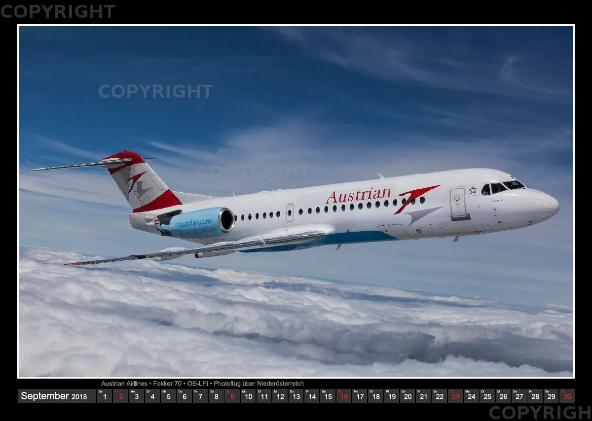 Aviation Fotokalender A3 2018