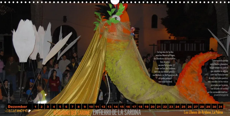 EDCAN_Nr.16_D/ESP_Panoramakalender_LA VIDA ES UN CARNAVAL_KALENDER/CALENDARIO_IMMERWÄHREND_PERMANENTE