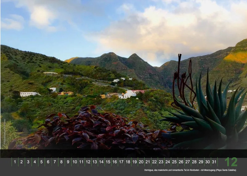 NR.19_D_EDCAN_WANDKALENDER_LA GOMERA - immerwährend_DEUTSCHE VERSION