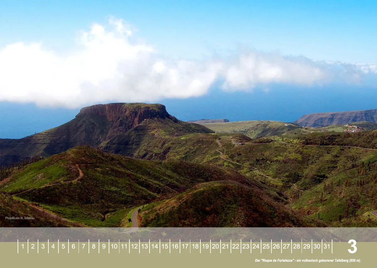 NR.19_D_EDCAN_WANDKALENDER_LA GOMERA - immerwährend_DEUTSCHE VERSION