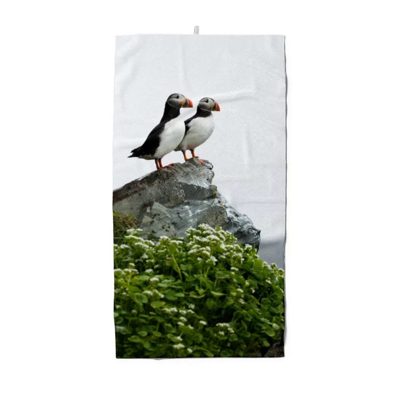 Strandtuch/ Papageitaucher