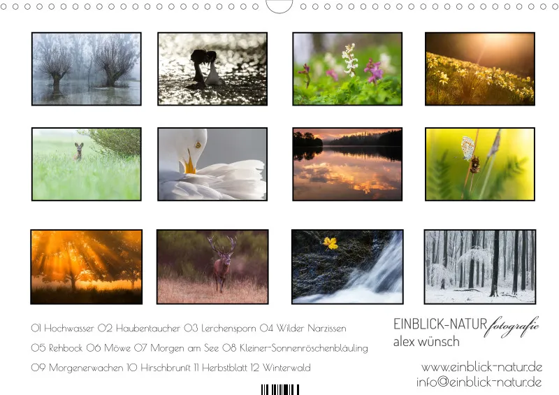 Naturfoto Kalender 2027 (A3)