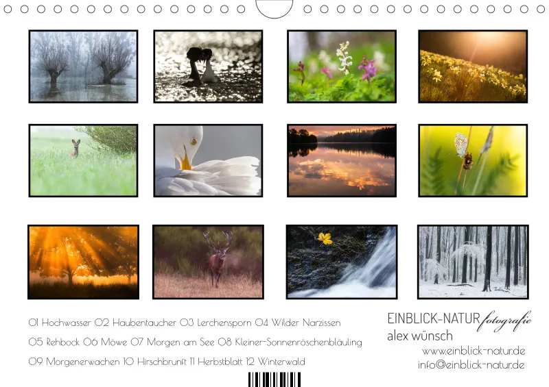 Naturfoto Kalender 2027 (A4)
