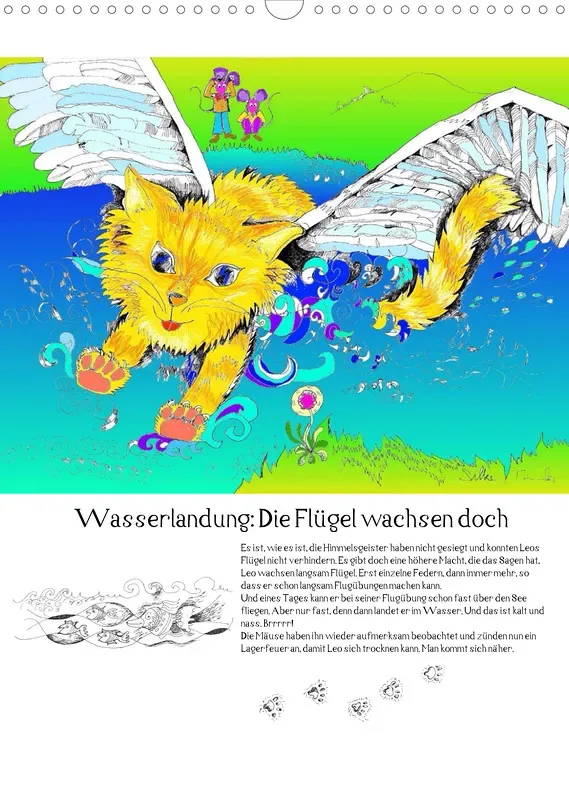 Posterbuch ohne Kalendarium/ A3 / Kater Leo Flederkater