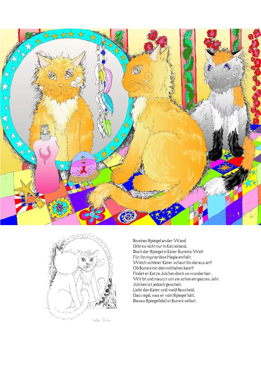 Posterbuch ohne Kalendarium/ A4 / 13-mal Katzenleben