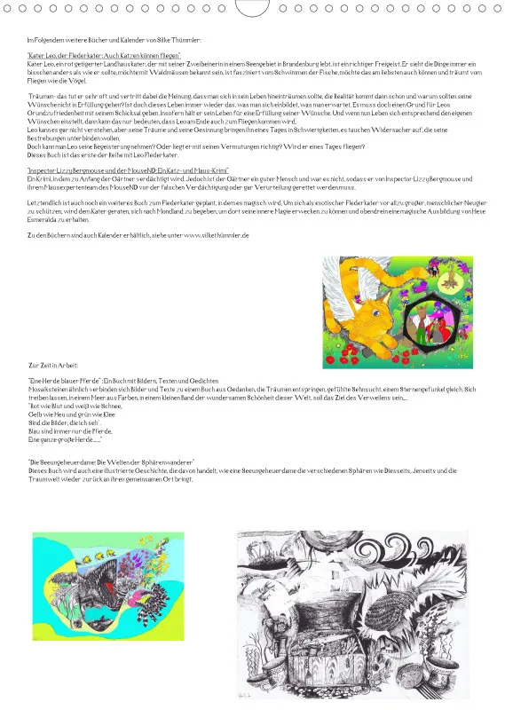 Posterbuch ohne Kalendarium / A3 / Kater Leo, der Flederkater
