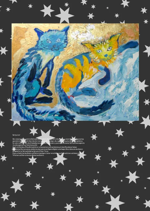 Posterbuch ohne Kalendarium / A3 / Eine Herde blauer Pferde