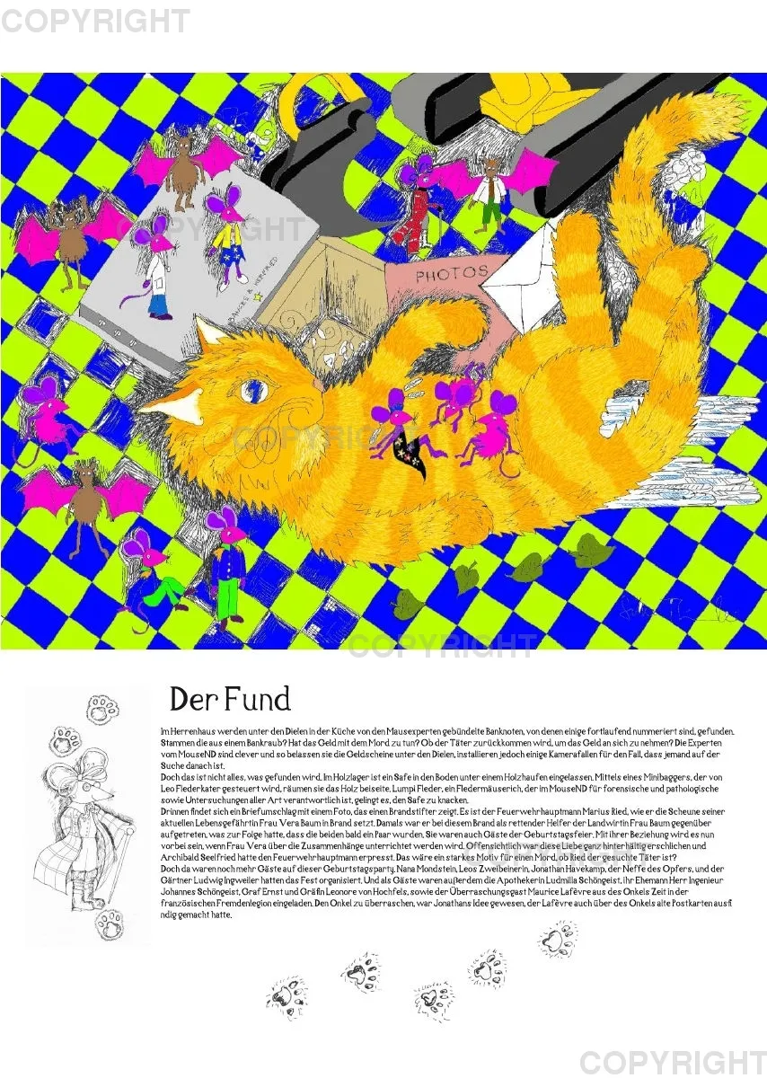 Posterbuch ohne Kalendarium / A3 / Inspector Lizzy Bergmouse