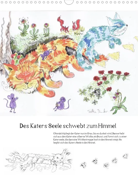Posterbuch ohne Kalendarium / A3 / Kater Leo, der Flederkater