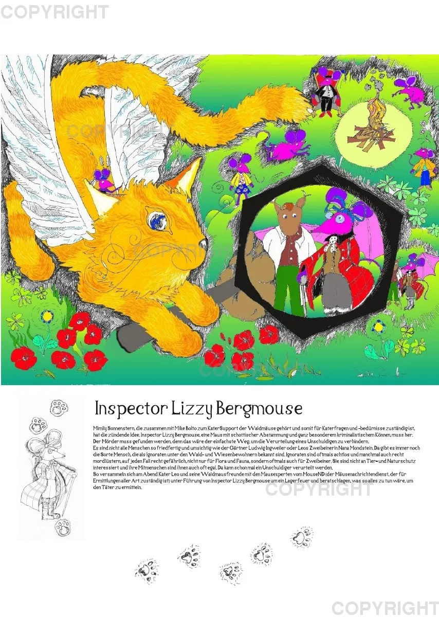 Posterbuch ohne Kalendarium / A3 / Inspector Lizzy Bergmouse