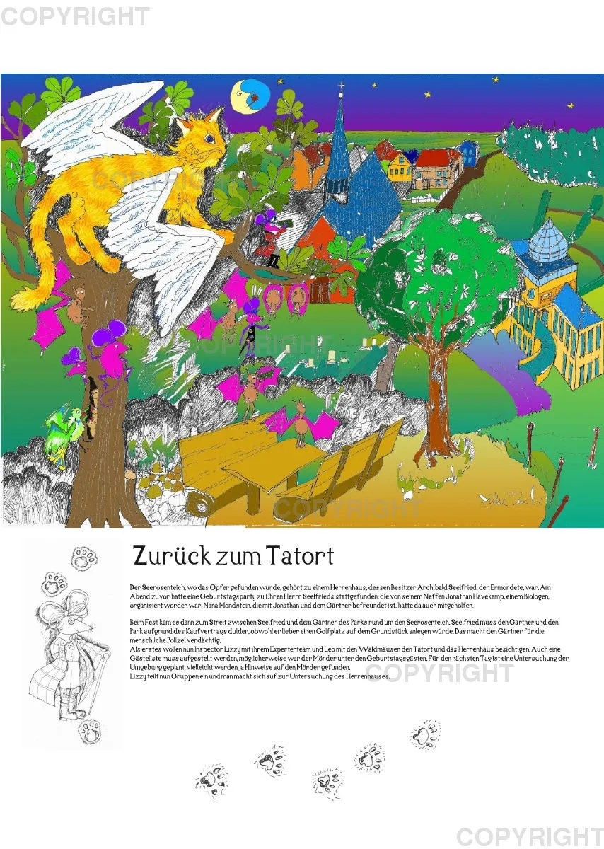 Posterbuch ohne Kalendarium / A3 / Inspector Lizzy Bergmouse