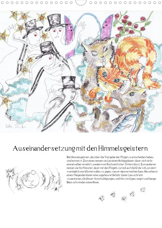 Posterbuch ohne Kalendarium / A3 / Kater Leo, der Flederkater