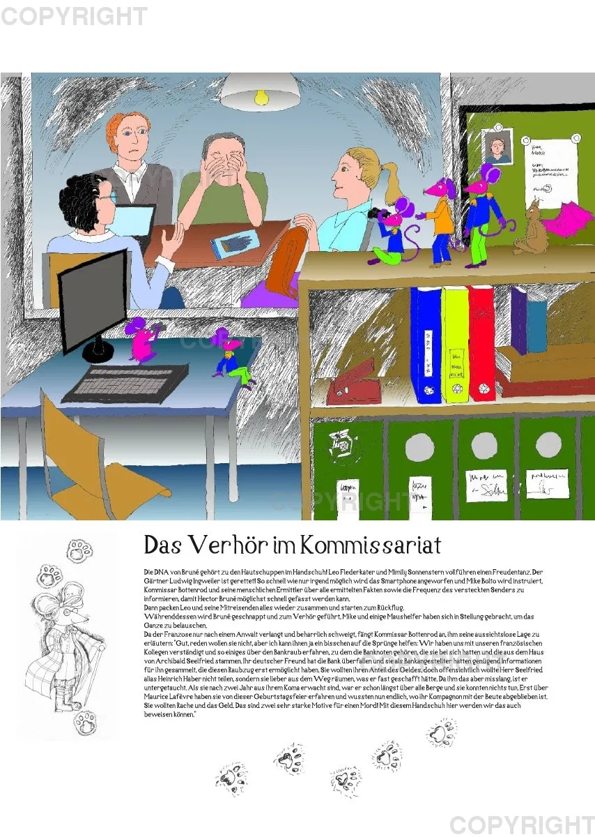 Posterbuch ohne Kalendarium / A3 / Inspector Lizzy Bergmouse