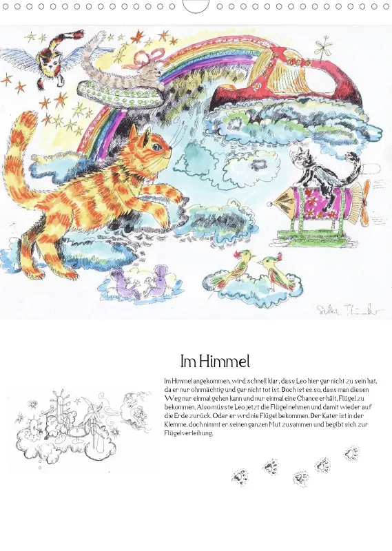 Posterbuch ohne Kalendarium / A3 / Kater Leo, der Flederkater