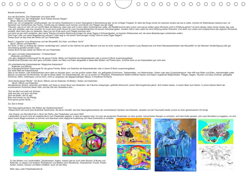 Posterbuch ohne Kalendarium /A4 / Landschaft in der Malerei