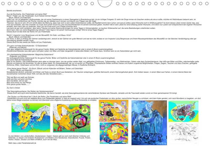 Posterbuch ohne Kalendarium /A4 / Landschaft in der Malerei