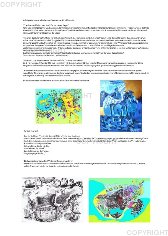 Posterbuch ohne Kalendarium / A3 / Inspector Lizzy Bergmouse