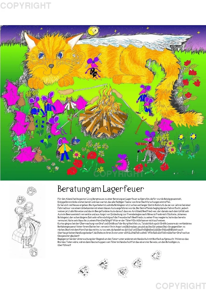 Posterbuch ohne Kalendarium / A3 / Inspector Lizzy Bergmouse