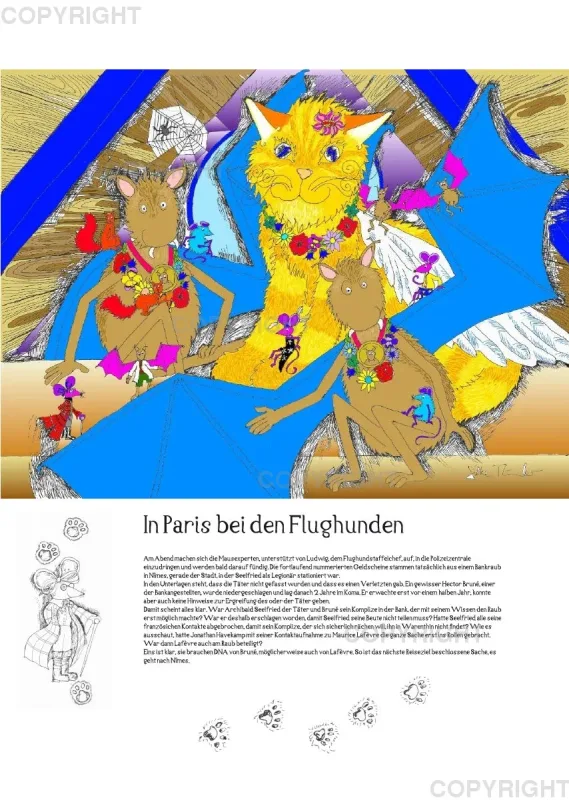 Posterbuch ohne Kalendarium / A3 / Inspector Lizzy Bergmouse