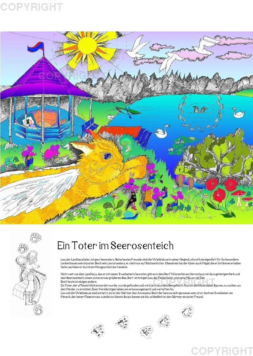 Posterbuch ohne Kalendarium / A3 / Inspector Lizzy Bergmouse