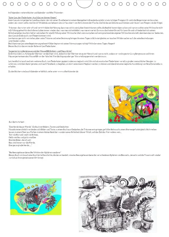 Posterbuch ohne Kalendarium / A4 / Kater Leo, der Flederkater