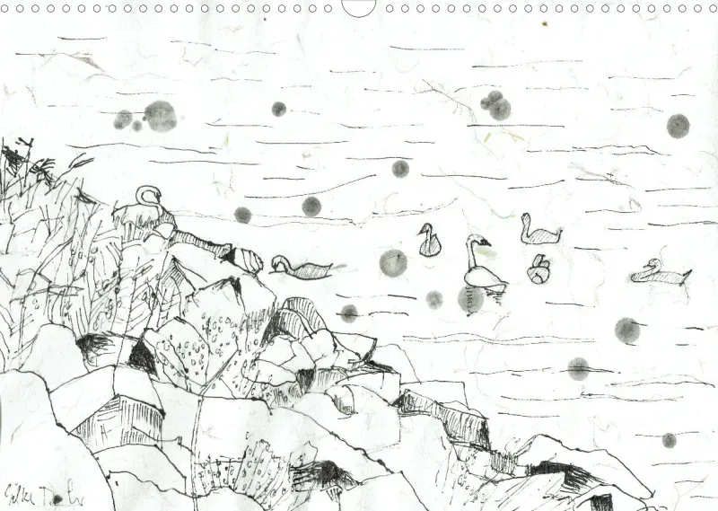 Insel Rügen in Grafiken / Posterbuch ohne Kalendarium