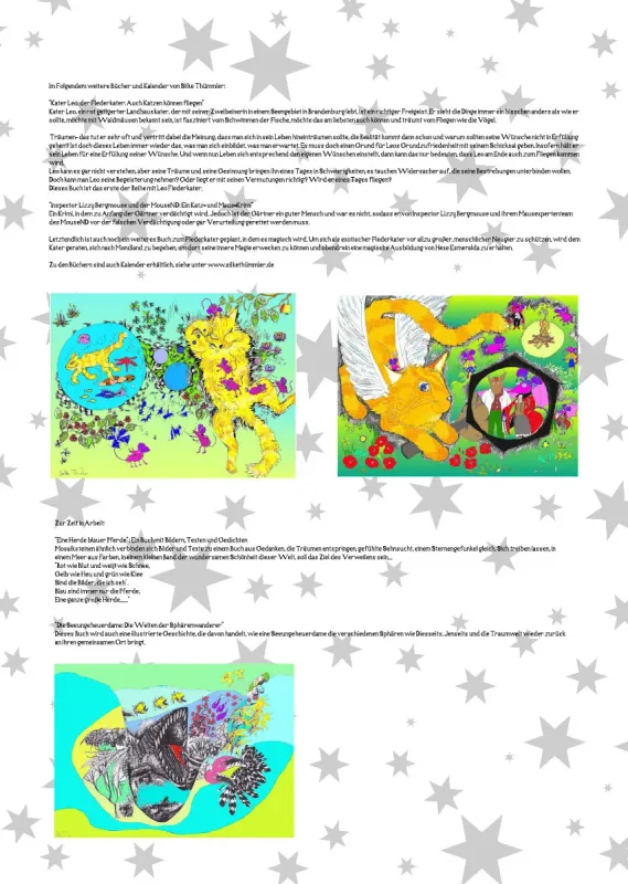 Posterbuch ohne Kalendarium / A3 / Eine Herde blauer Pferde