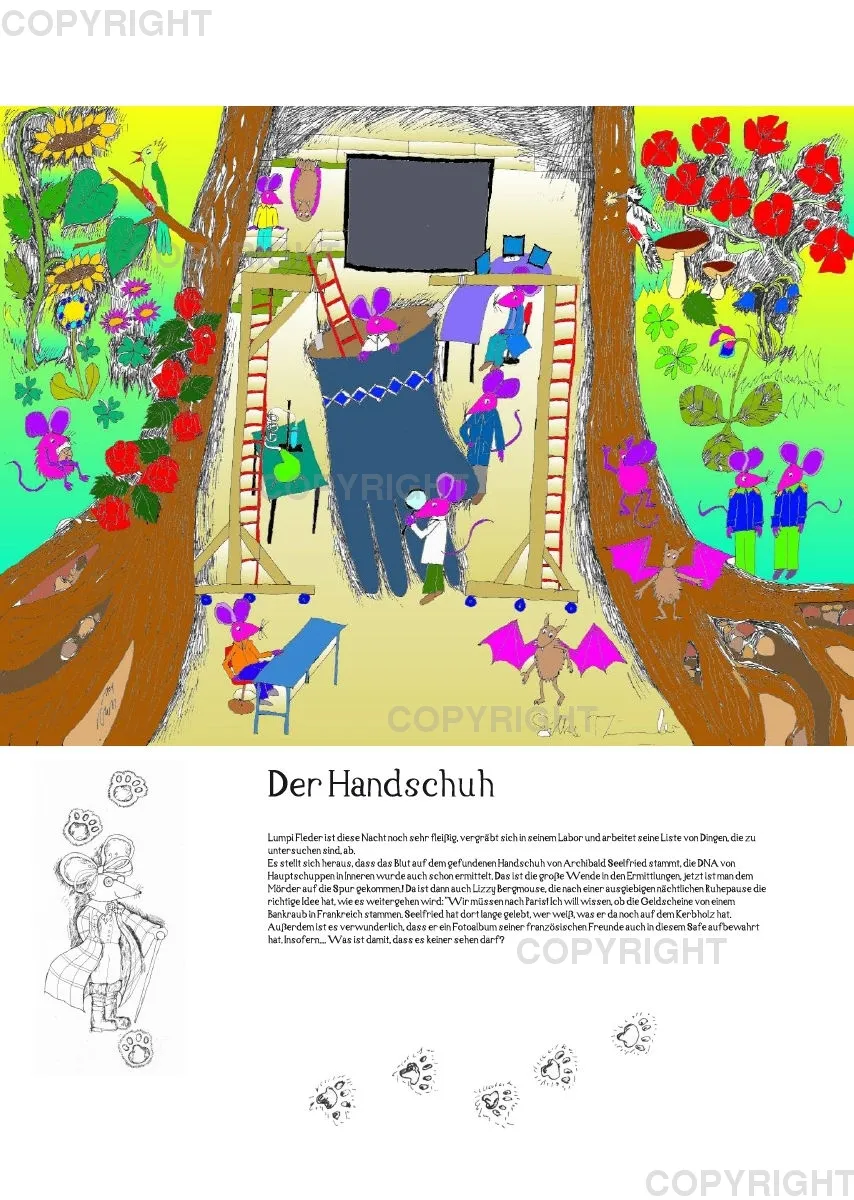 Posterbuch ohne Kalendarium / A3 / Inspector Lizzy Bergmouse